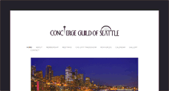 Desktop Screenshot of conciergeguildofseattle.com